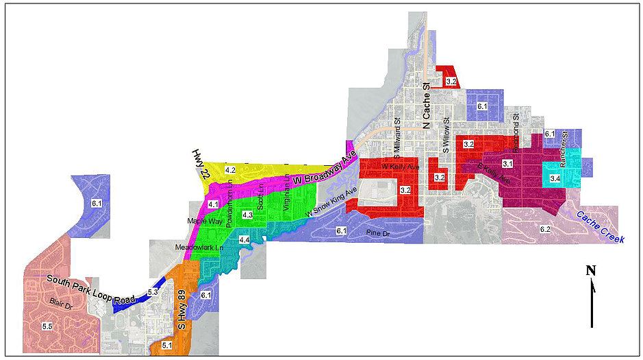 Policy Direction Subarea Map