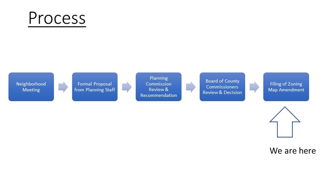 390 Rezone Project Status - Filing Zoning Map Amendment